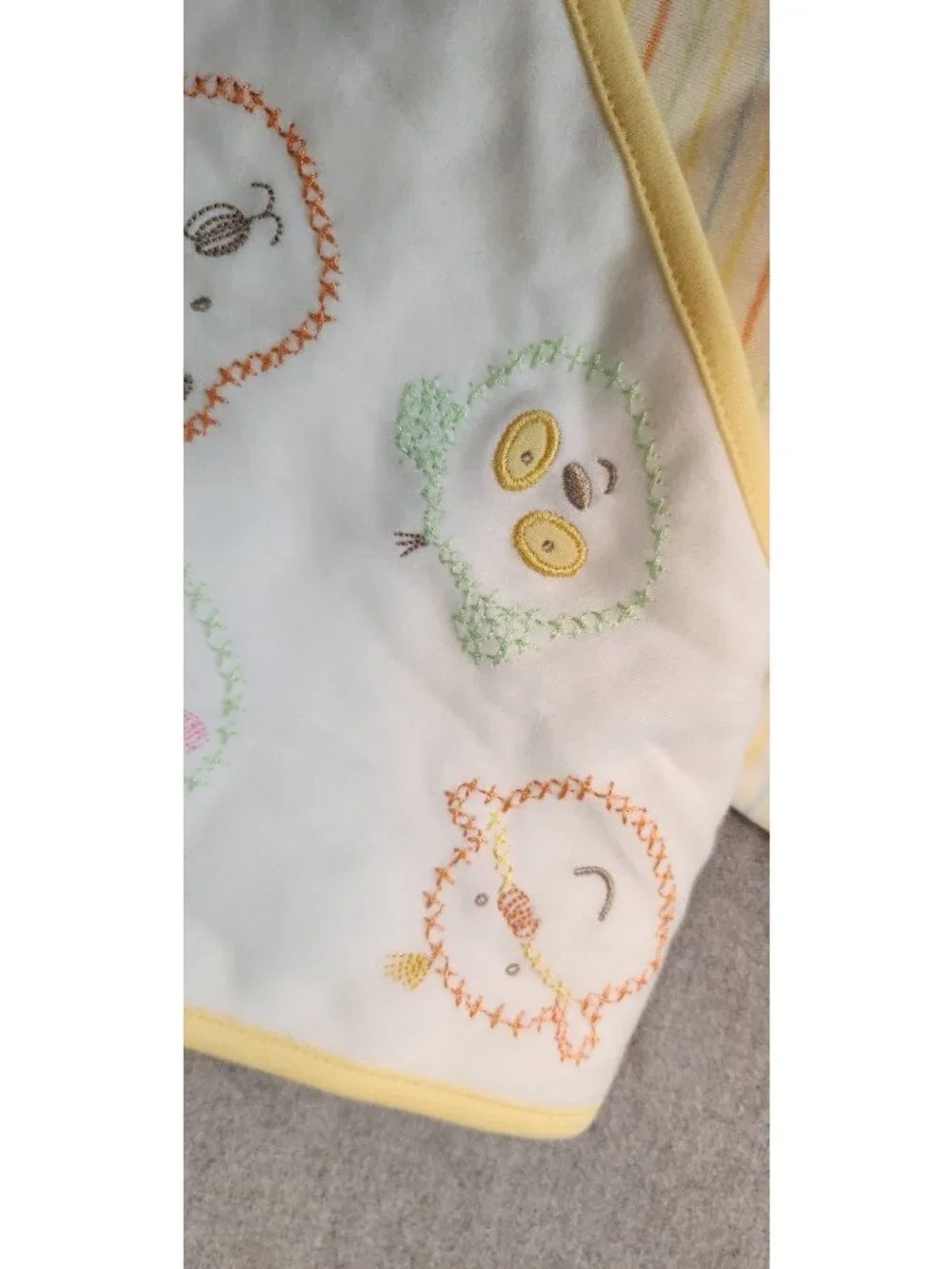Talbots Kids 9M 3 PC Set Long Sleeve Snap Back Baby Bib Blanket One Piece NEW